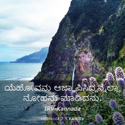 Picture 03 - ಆದಿಕಾಂಡ 7:5 KANIRV - ಯೆಹೋವನು - Bible Verse Picture
