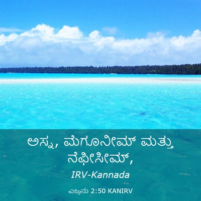 Picture 03 - ಎಜ್ರನು 2:50 KANIRV - ಅಸ್ನ, ಮೆಗೂನೀಮ್ - Bible Verse Picture