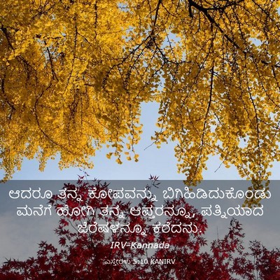 Picture 03 - ಎಸ್ತೇರಳು 5:10 KANIRV - ಆದರೂ ತನ್ನ - Bible Verse Picture