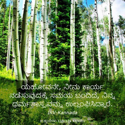 Picture 03 - ಕೀರ್ತನೆಗಳು 119:126 KANIRV - ಯೆಹೋವನೇ, ನೀನು - Bible Verse Picture