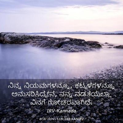 Picture 03 - ಕೀರ್ತನೆಗಳು 119:168 KANIRV - ನಿನ್ನ ನಿಯಮಗಳನ್ನೂ, - Bible Verse Picture