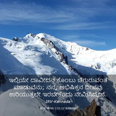 Picture 03 - ಕೀರ್ತನೆಗಳು 132:17 KANIRV - ಇಲ್ಲಿಯೇ ದಾವೀದನ - Bible Verse Picture