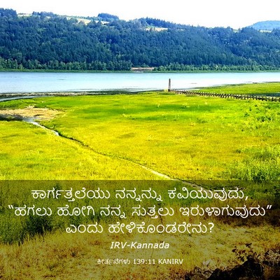 Picture 03 - ಕೀರ್ತನೆಗಳು 139:11 KANIRV - ಕಾರ್ಗತ್ತಲೆಯು - Bible Verse Picture