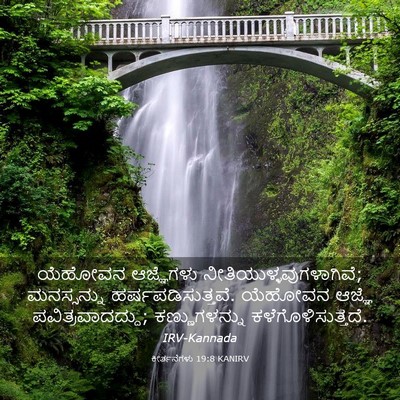 Picture 03 - ಕೀರ್ತನೆಗಳು 19:8 KANIRV - ಯೆಹೋವನ ಆಜ್ಞೆಗಳು - Bible Verse Picture