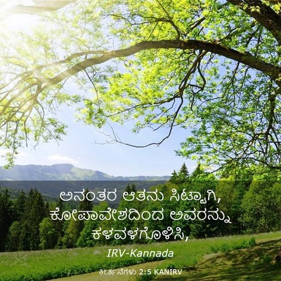 Picture 03 - ಕೀರ್ತನೆಗಳು 2:5 KANIRV - ಅನಂತರ ಆತನು - Bible Verse Picture
