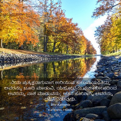 Picture 03 - ಕೀರ್ತನೆಗಳು 21:9 KANIRV - ನೀನು - Bible Verse Picture