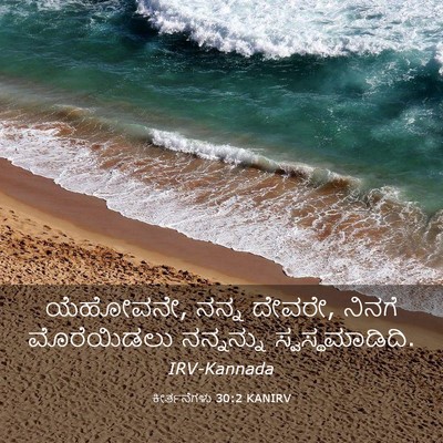 Picture 03 - ಕೀರ್ತನೆಗಳು 30:2 KANIRV - ಯೆಹೋವನೇ, ನನ್ನ - Bible Verse Picture