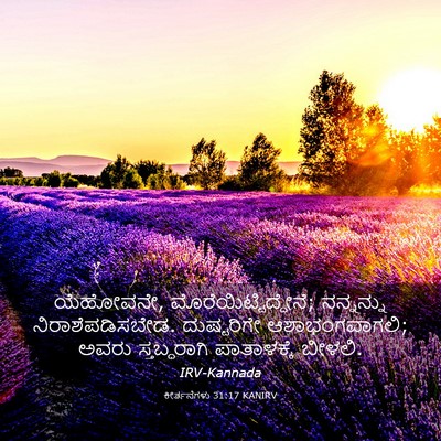 Picture 03 - ಕೀರ್ತನೆಗಳು 31:17 KANIRV - ಯೆಹೋವನೇ, - Bible Verse Picture