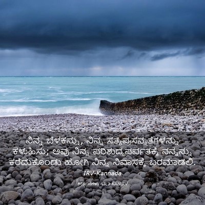 Picture 03 - ಕೀರ್ತನೆಗಳು 43:3 KANIRV - ನಿನ್ನ ಬೆಳಕನ್ನು, - Bible Verse Picture