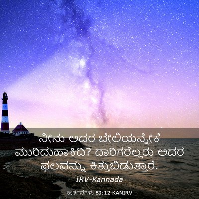 Picture 03 - ಕೀರ್ತನೆಗಳು 80:12 KANIRV - ನೀನು ಅದರ - Bible Verse Picture