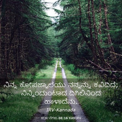 Picture 03 - ಕೀರ್ತನೆಗಳು 88:16 KANIRV - ನಿನ್ನ ಕೋಪಜ್ವಾಲೆಯು - Bible Verse Picture