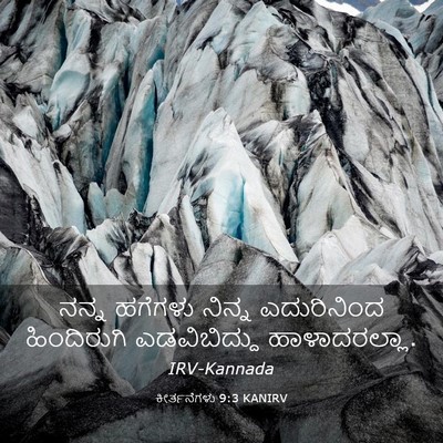 Picture 03 - ಕೀರ್ತನೆಗಳು 9:3 KANIRV - ನನ್ನ ಹಗೆಗಳು ನಿನ್ನ - Bible Verse Picture