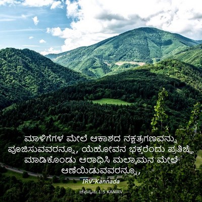 Picture 03 - ಚೆಫನ್ಯನು 1:5 KANIRV - ಮಾಳಿಗೆಗಳ ಮೇಲೆ - Bible Verse Picture