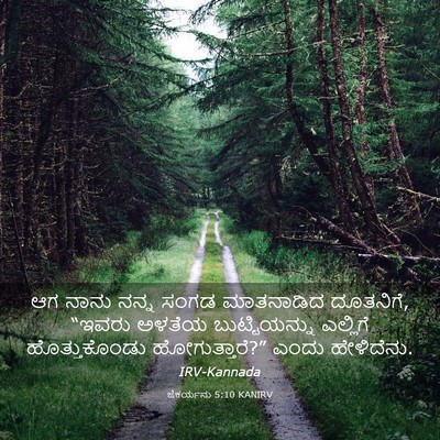 Picture 03 - ಜೆಕರ್ಯನು 5:10 KANIRV - ಆಗ ನಾನು ನನ್ನ ಸಂಗಡ - Bible Verse Picture