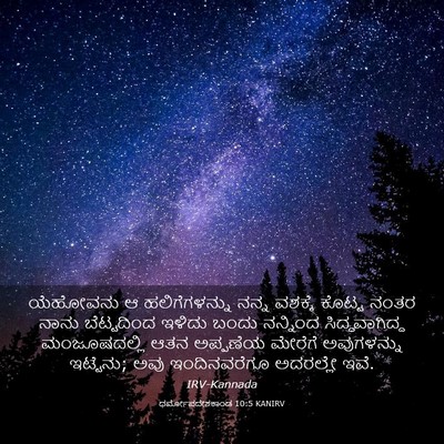 Picture 03 - ಧರ್ಮೋಪದೇಶಕಾಂಡ 10:5 KANIRV - ಯೆಹೋವನು ಆ - Bible Verse Picture