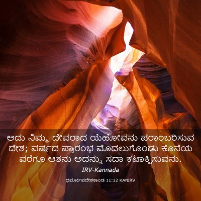 Picture 03 - ಧರ್ಮೋಪದೇಶಕಾಂಡ 11:12 KANIRV - ಅದು ನಿಮ್ಮ ದೇವರಾದ - Bible Verse Picture