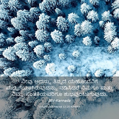 Picture 03 - ಧರ್ಮೋಪದೇಶಕಾಂಡ 12:25 KANIRV - ನೀವು ಅದನ್ನು - Bible Verse Picture