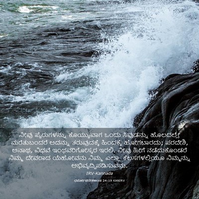Picture 03 - ಧರ್ಮೋಪದೇಶಕಾಂಡ 24:19 KANIRV - ನೀವು ಪೈರುಗಳನ್ನು - Bible Verse Picture