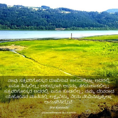 Picture 03 - ಧರ್ಮೋಪದೇಶಕಾಂಡ 26:14 KANIRV - ನಾವು - Bible Verse Picture