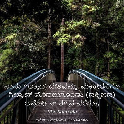 Picture 03 - ಧರ್ಮೋಪದೇಶಕಾಂಡ 3:15 KANIRV - ನಾನು ಗಿಲ್ಯಾದ್ - Bible Verse Picture