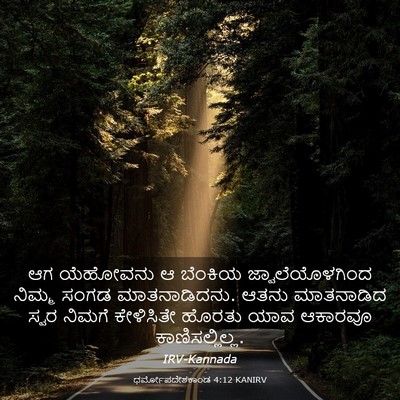Picture 03 - ಧರ್ಮೋಪದೇಶಕಾಂಡ 4:12 KANIRV - ಆಗ ಯೆಹೋವನು ಆ - Bible Verse Picture