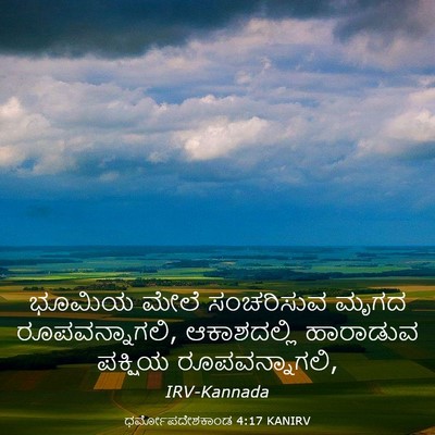 Picture 03 - ಧರ್ಮೋಪದೇಶಕಾಂಡ 4:17 KANIRV - ಭೂಮಿಯ ಮೇಲೆ - Bible Verse Picture