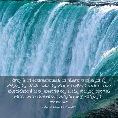Picture 03 - ಧರ್ಮೋಪದೇಶಕಾಂಡ 9:18 KANIRV - ನೀವು ಹೀಗೆ - Bible Verse Picture