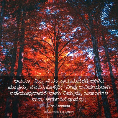 Picture 03 - ನೆಹೆಮೀಯನು 1:8 KANIRV - ಆದರೂ, ನಿನ್ನ - Bible Verse Picture