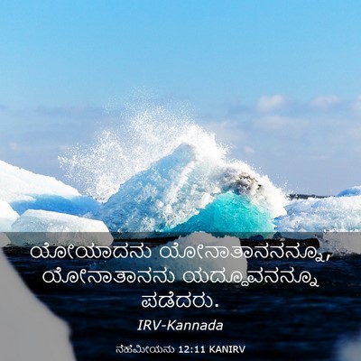 Picture 03 - ನೆಹೆಮೀಯನು 12:11 KANIRV - ಯೋಯಾದನು - Bible Verse Picture
