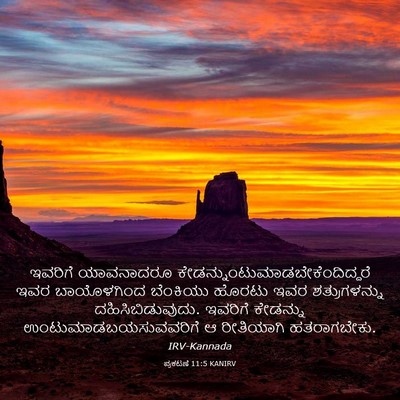 Picture 03 - ಪ್ರಕಟಣೆ 11:5 KANIRV - ಇವರಿಗೆ ಯಾವನಾದರೂ - Bible Verse Picture