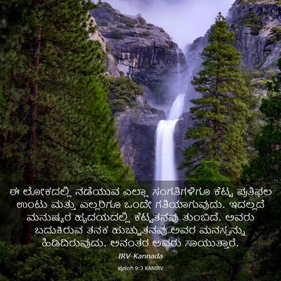 Picture 03 - ಪ್ರಸಂಗಿ 9:3 KANIRV - ಈ ಲೋಕದಲ್ಲಿ ನಡೆಯುವ - Bible Verse Picture