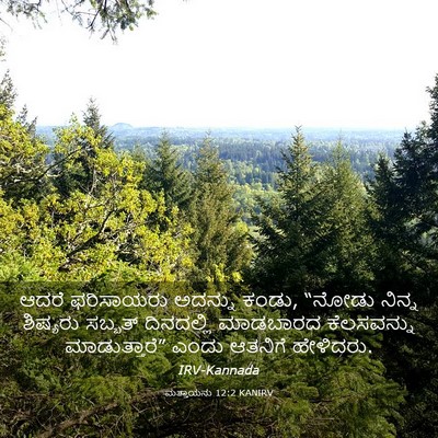 Picture 03 - ಮತ್ತಾಯನು 12:2 KANIRV - ಆದರೆ ಫರಿಸಾಯರು - Bible Verse Picture