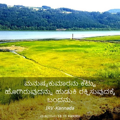 Picture 03 - ಮತ್ತಾಯನು 18:11 KANIRV - ಮನುಷ್ಯಕುಮಾರನು - Bible Verse Picture