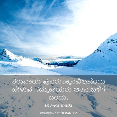 Picture 03 - ಮಾರ್ಕನು 12:18 KANIRV - ತರುವಾಯ - Bible Verse Picture