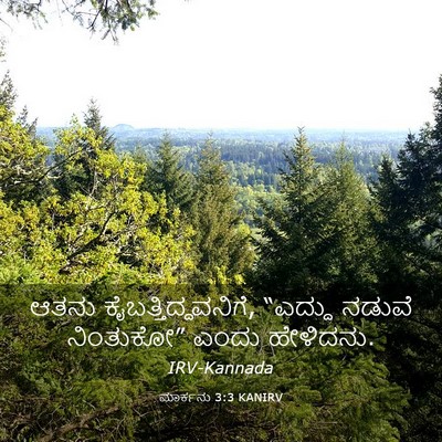 Picture 03 - ಮಾರ್ಕನು 3:3 KANIRV - ಆತನು - Bible Verse Picture