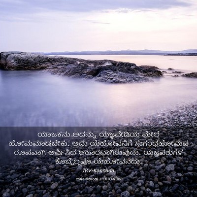 Picture 03 - ಯಾಜಕಕಾಂಡ 3:16 KANIRV - ಯಾಜಕನು ಅದನ್ನು - Bible Verse Picture
