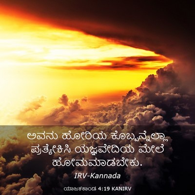 Picture 03 - ಯಾಜಕಕಾಂಡ 4:19 KANIRV - ಅವನು ಹೋರಿಯ - Bible Verse Picture