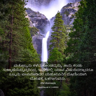 Picture 03 - ಯಾಜಕಕಾಂಡ 6:3 KANIRV - ಮತ್ತೊಬ್ಬನು - Bible Verse Picture