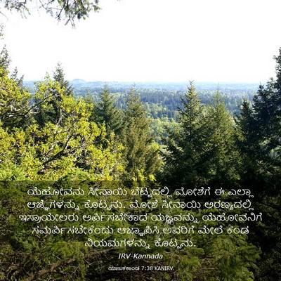 Picture 03 - ಯಾಜಕಕಾಂಡ 7:38 KANIRV - ಯೆಹೋವನು ಸೀನಾಯಿ - Bible Verse Picture