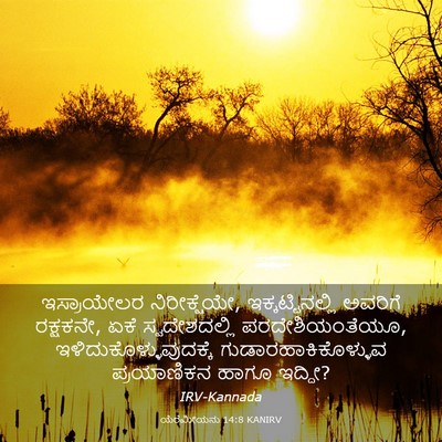 Picture 03 - ಯೆರೆಮೀಯನು 14:8 KANIRV - ಇಸ್ರಾಯೇಲರ - Bible Verse Picture