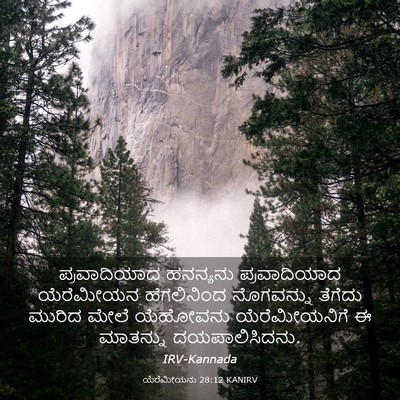 Picture 03 - ಯೆರೆಮೀಯನು 28:12 KANIRV - ಪ್ರವಾದಿಯಾದ - Bible Verse Picture