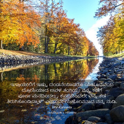 Picture 03 - ಯೆರೆಮೀಯನು 3:10 KANIRV - ಇಸ್ರಾಯೇಲಿಗೆ ಇಷ್ಟು - Bible Verse Picture