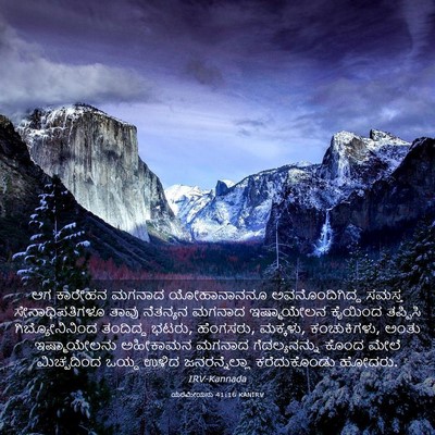 Picture 03 - ಯೆರೆಮೀಯನು 41:16 KANIRV - ಆಗ ಕಾರೇಹನ ಮಗನಾದ - Bible Verse Picture