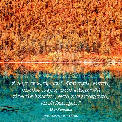 Picture 03 - ಯೆರೆಮೀಯನು 50:32 KANIRV - ಸೊಕ್ಕಿನ ರಾಜ್ಯವು - Bible Verse Picture