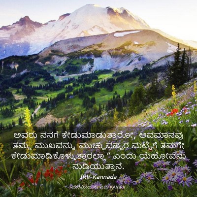 Picture 03 - ಯೆರೆಮೀಯನು 7:19 KANIRV - ಅವರು ನನಗೆ - Bible Verse Picture