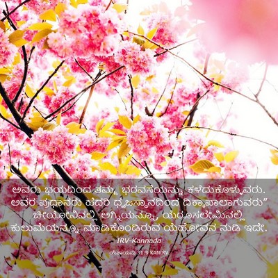 Picture 03 - ಯೆಶಾಯನು 31:9 KANIRV - ಅವರು ಭಯದಿಂದ ತಮ್ಮ - Bible Verse Picture