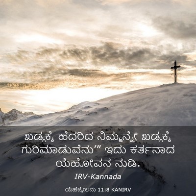 Picture 03 - ಯೆಹೆಜ್ಕೇಲನು 11:8 KANIRV - ಖಡ್ಗಕ್ಕೆ ಹೆದರಿದ - Bible Verse Picture