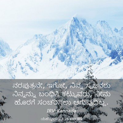Picture 03 - ಯೆಹೆಜ್ಕೇಲನು 3:25 KANIRV - ನರಪುತ್ರನೇ, ಇಗೋ, - Bible Verse Picture