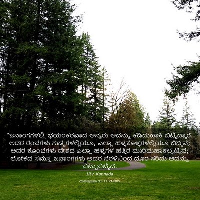 Picture 03 - ಯೆಹೆಜ್ಕೇಲನು 31:12 KANIRV - “ಜನಾಂಗಗಳಲ್ಲಿ - Bible Verse Picture