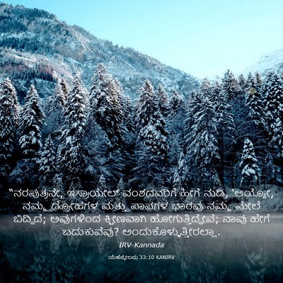 Picture 03 - ಯೆಹೆಜ್ಕೇಲನು 33:10 KANIRV - “ನರಪುತ್ರನೇ, - Bible Verse Picture
